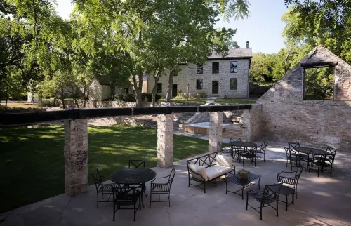 Historic Limestone Estate in the Tallgrass Prairie