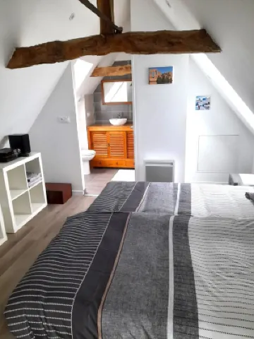 Dans Manoir Marteroy, Appartement 80m² 2 Chambres vue Mer, Plage des Rosaires