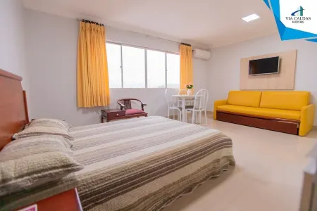 Apartamento Império Romano - 2 Quartos, 24HS Piscina Отели в г. Калдас-Новас