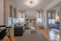 Stylish Kitchen and Cozy Front Porch - Charming Historic Retreat