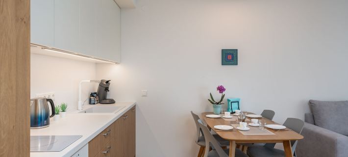 Haraka Apartment with Sunset Balcony โรงแรมในทาร์ตู
