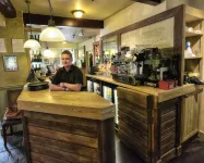 Narrowboat at Weedon - bar