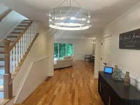 Charming 3-bedroom w/loft.New Construction home with AC,WiFi. Short walk to town