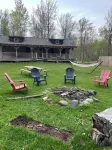 Spirit Lodge- Log Cabin with Large front porch Hotel a Ashland County