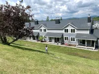 2 bedroom condo right on Burke Mountain! Ski or bike right from the door!