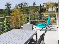 AGOSTA PLAGE, T4, SEA VIEW, 3 BEDROOMS ( 6-8 PERS), 2KM FROM BEACH AND SHOPS