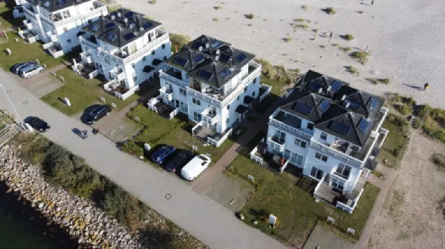 Vacation home Captains Hus directly on the Baltic Sea beach