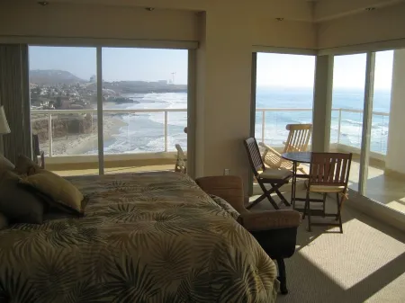 Beautiful Rosarito Oceanfront Las Palmas Condo with 750 sq. ft. Balcony