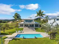 Beachfront Luxury Villa: 3BR, 3.5BA,Gazebo,Pool, Secluded Beach, Gated Community - de playa