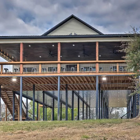 Lavish Riverfront Escape w/ Gas Grill!