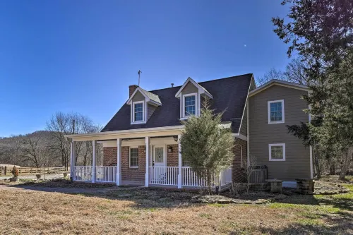 Secluded Getaway Home w/ Trails + Waterfall! - Pet-friendly