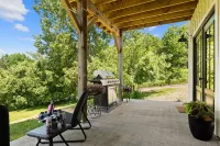 Spacious Summer Escape w/ Hot Tub, Games, Fire Pit & Scenic Hilltop Views!