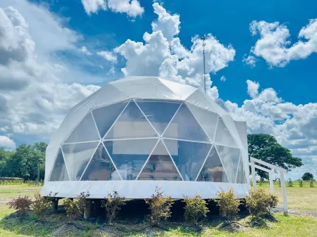 Geo DOME - King Bed - Flatonia Glamping & RV Resort Отели рядом с достопримечательностью «Tower 3»