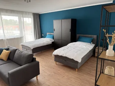 ProStays Apartment - 2 bedrooms, 4 single beds & kitchen in Mönchengladbach Hotell i Moenchengladbach South