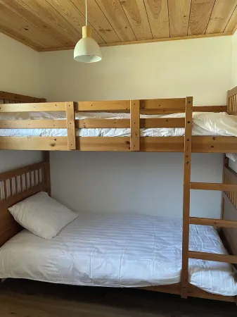 Modern chalet 100 m from cycle paths, ideal for families or couples. Pets ok