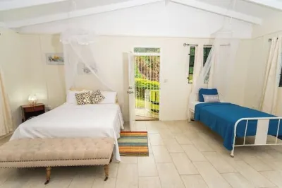 Providence ,Charming 3-bedroom cottage with WiFi and AC in Mahaut. 住宿飯店