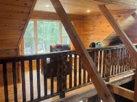 Beautiful Log Cabin on Moose River in Jackman ME Hotels in Jackman