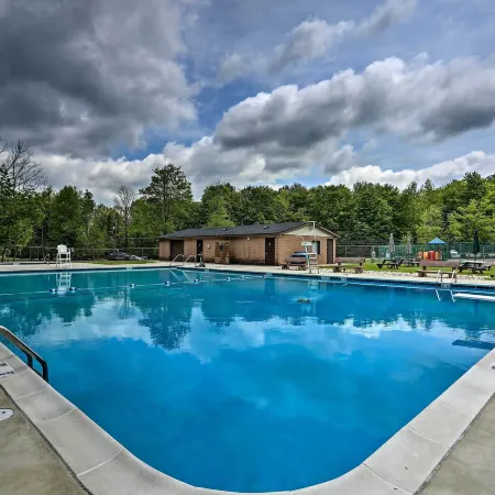 Creekside Arrowhead Lake House w/ Dock & Canoe!