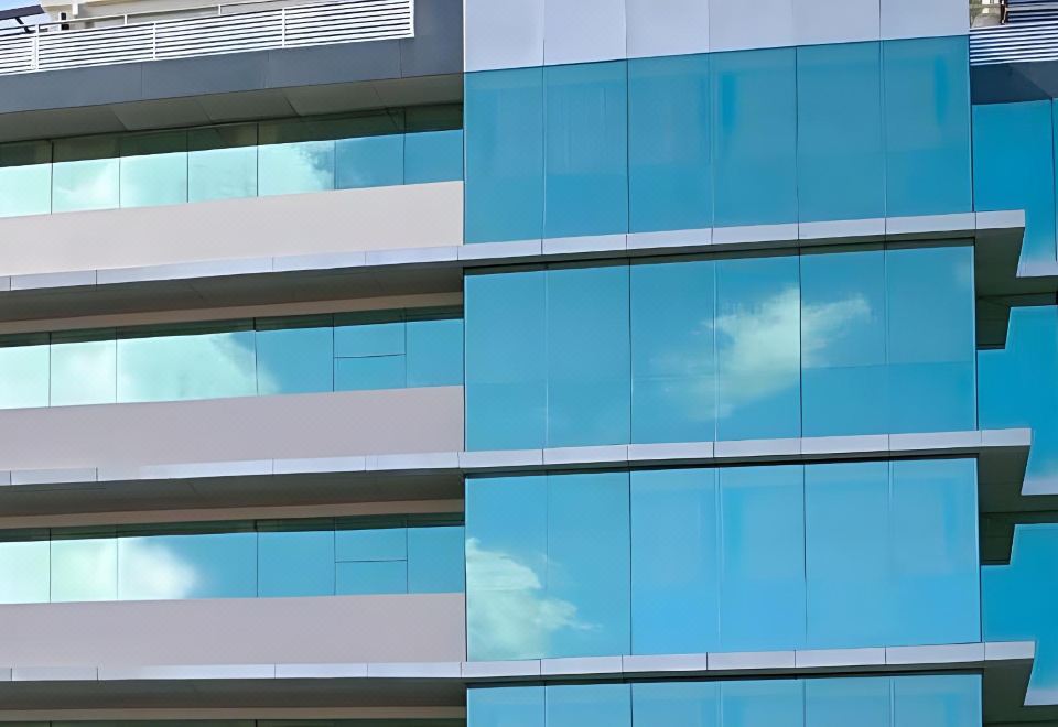 더 그린 글래스 부티크 호텔의 현대적인 외관