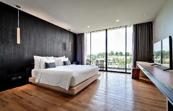 ห้องดีลักซ์ เตียงใหญ่ 1 เตียง