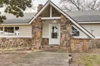 Deck & Yard: Wolf Creek Waterfront Home in Grove! - 3-Star