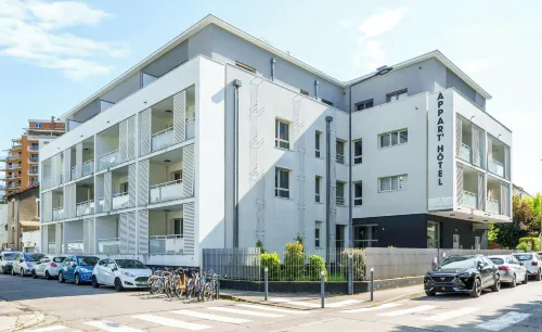Apparthôtel Tempologis Grenoble - غرفة مطلة على الجبل