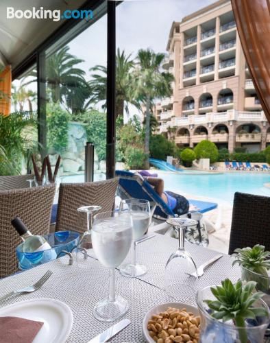 Outdoor Swimming Pool #Cannes Boccacabana Beach, Seafront, in Résid Pierre&Vacances 3 Stars Photo