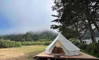 3. Glamping..