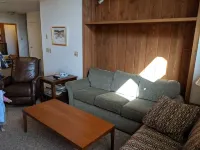 Ski on, ski off trailside condo at Okemo