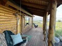 River Frontage! Beautiful log home sitting on Yellowstone River with 360  views!