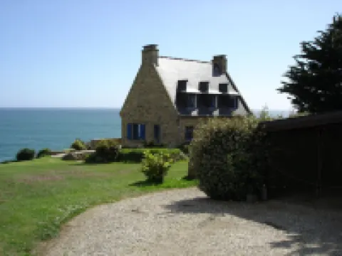 Port Manech: House with garden exceptional sight ocean (180°)
