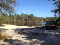 Secluded cozy tiny cabin on the water with fire pit and private dock