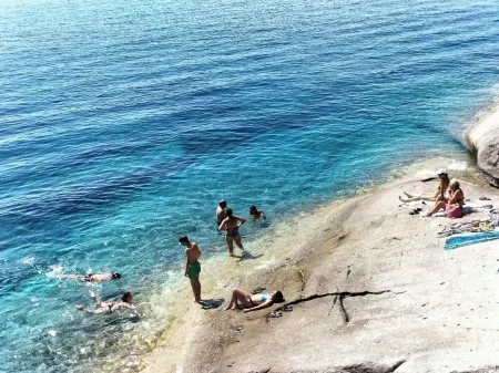 Breathtaking view from our New modern apartment  a few steps away from the sea