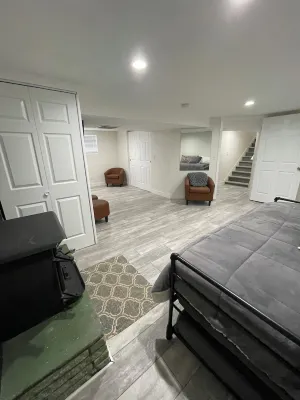 Center of town, newly renovated home, lots of parking and space for family