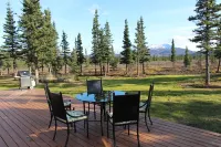 Great views from A Second Home in Denali, vacation rental, close to the Park!