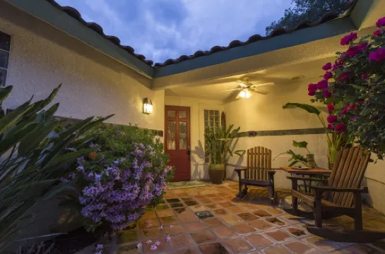 Three bedroom/three bath resort style home with saltwater pool and spa