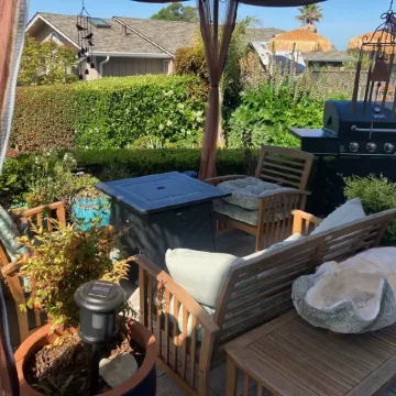 Aptos Bayview, Large 1 Br.Cottage, Pets & Parking. Ocean View Deck, Fire Pit