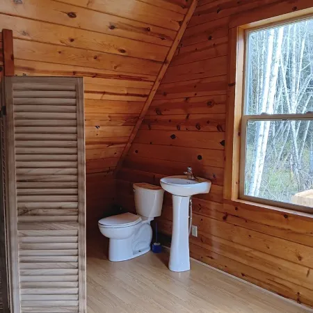 Lower Twin Cabin - 34 beautiful private acres of forest, meadows and riverfront.