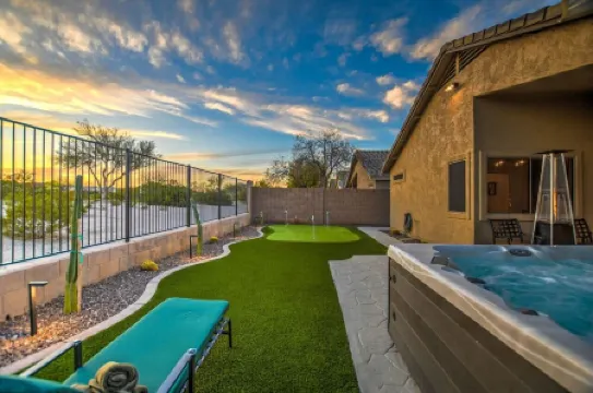 Mid Century Themed Home on the Golf Course