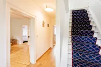 Modern apartment in a half-timbered house in the city center