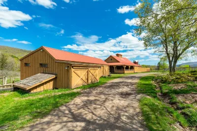 Dancing Horse Farm in Windham: Spectacular 9 Bedroom Home, 30 Acres,  Ski Lodge
