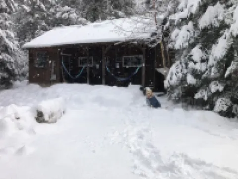 Cabin-7 Minutes to Ski Stratton-Woodstove-Firepit-Brook on Property-Views-Dog OK