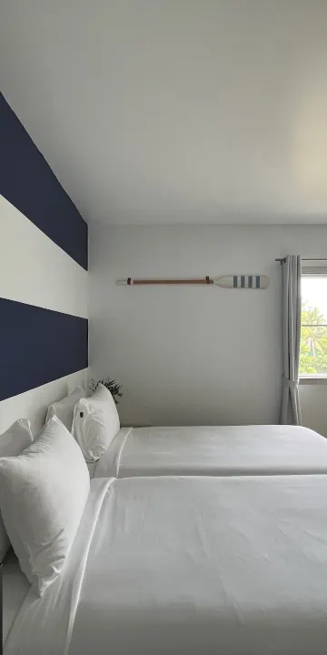 ห้องพักได้ 3 คน เตียงเดี่ยว 3 เตียง