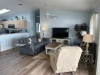 Golf Cart and BBQ Grill - Charming Villa Retreat