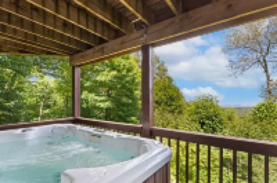 Expansive Views and Hot Tub Retreat - Charming Mountain Haven