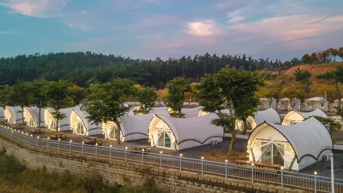 Boryung Oz camping Glamping Hoteles en Boryeong