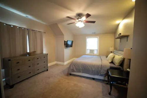 Charming, spacious house with large outdoor area.