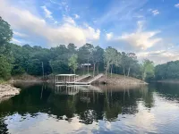 Updated 3 bedroom lakefront home offers privacy and comfort w dock on Grand Lake