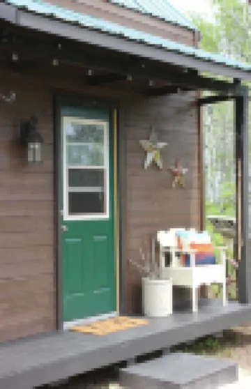 Micro-cabin nestled in secluded forest