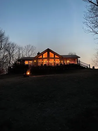 Secluded and remote cabin on the White River